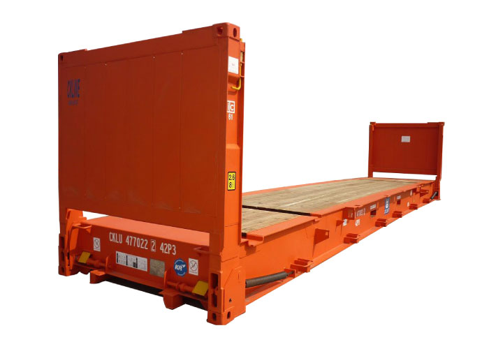 Container mặt phẳng vận chuyển hàng cồng kềnh trong vận tải đường biển